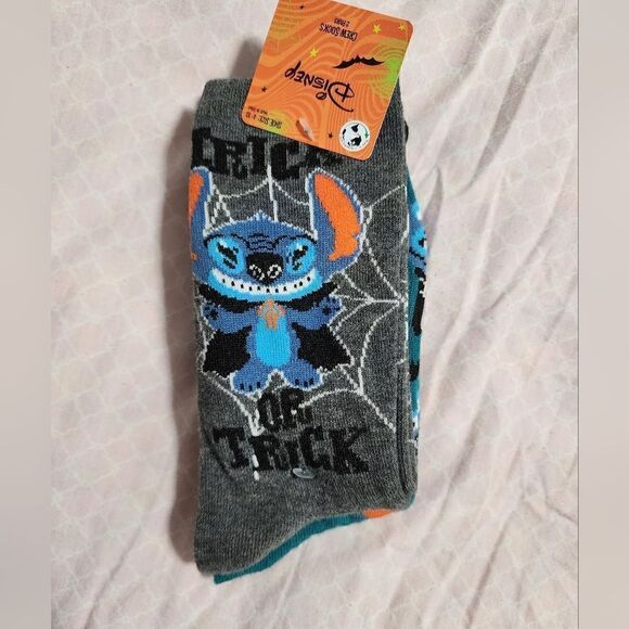 Nwt Disney Lilo & Stitch Halloween Christmas socks Bundle, one size - Picture 9 of 9